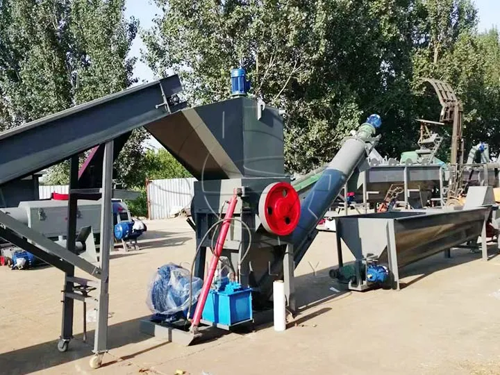 Máquina trituradora de botellas de plástico fácil de usar