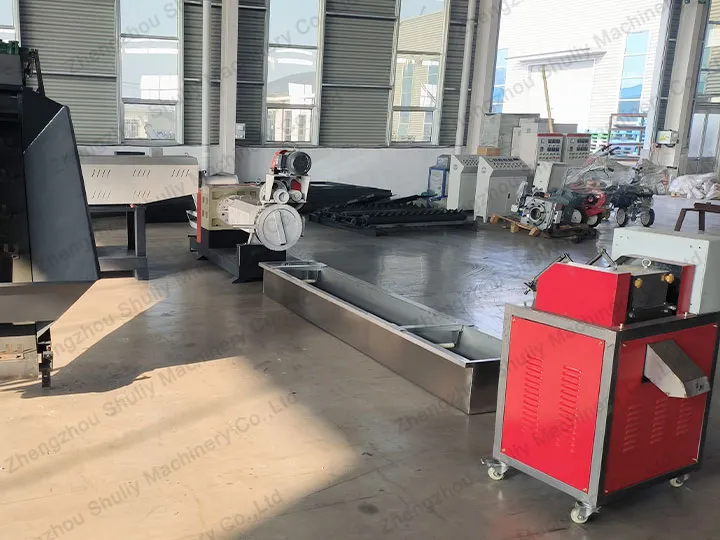 plastic washing pelletizing line