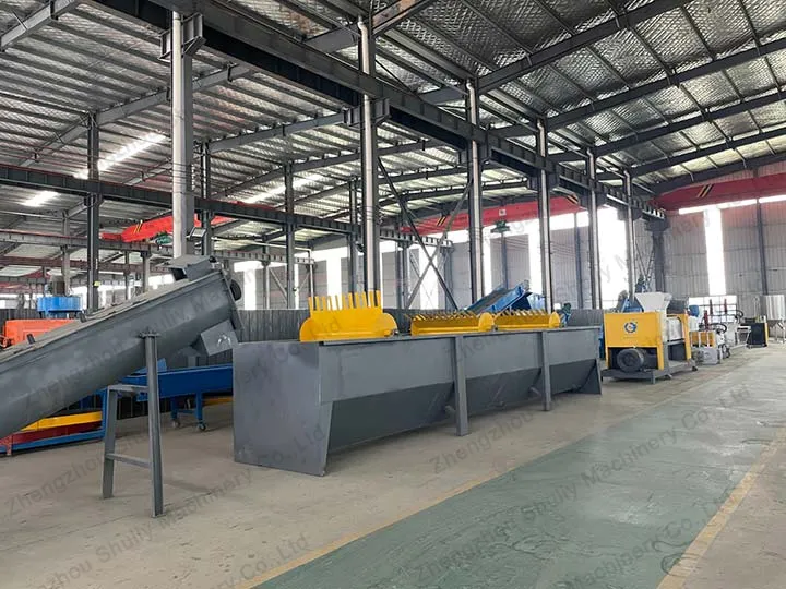 waste plastic granulation line