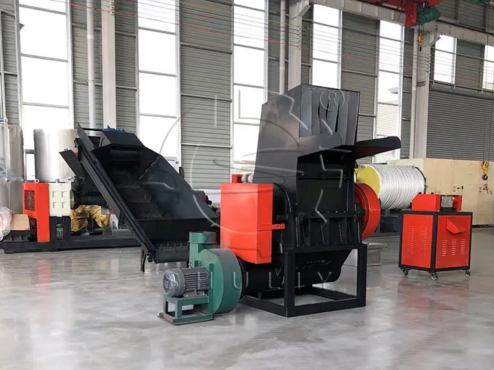 plastic crusher sent to Germany