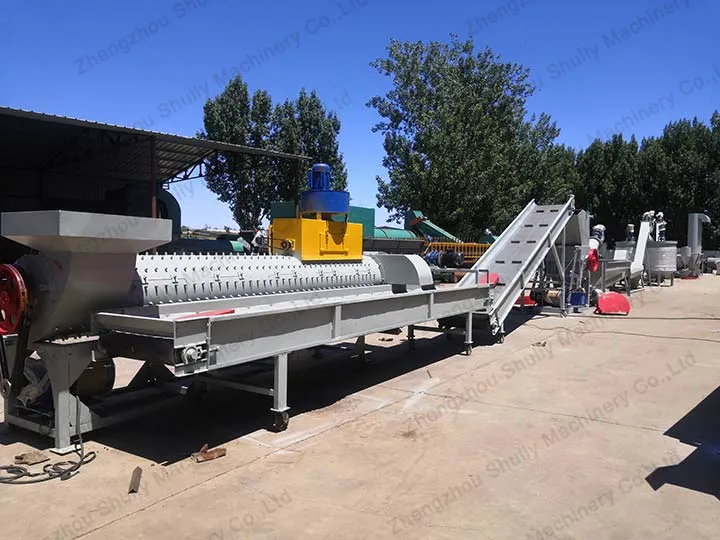 PET bottle plastic recycling machine