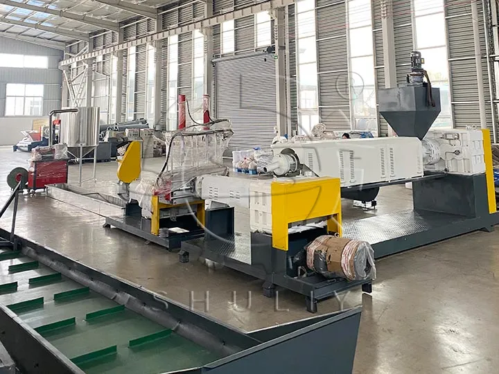 plastic recycling granulator machine