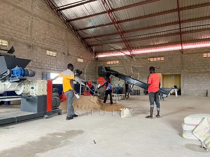 PE Waste Plastic Pelletizing Line Installation Site