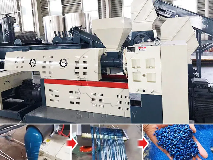 HDPE pelletizer machine