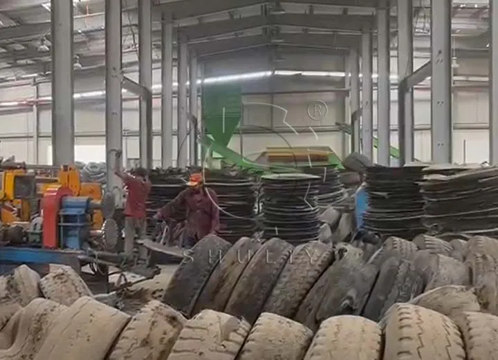 Our Qatari customer’s tire recycling plant