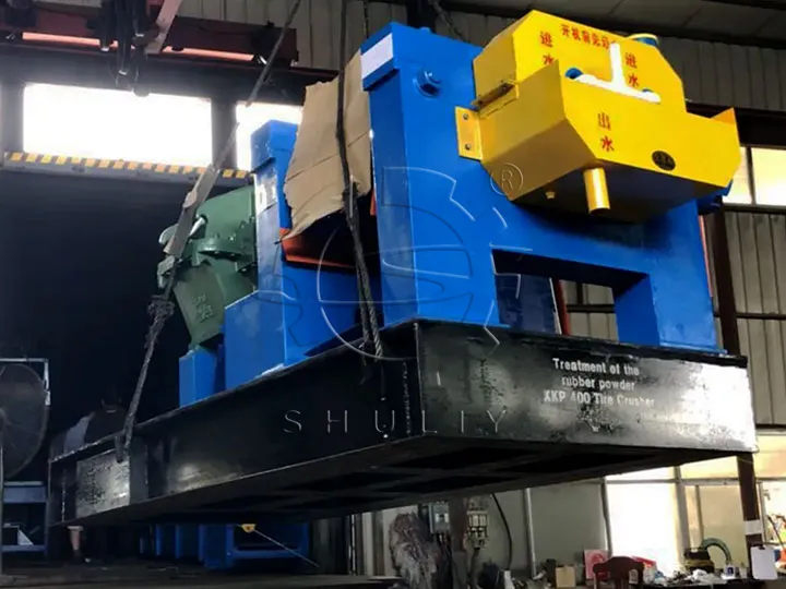 rubber powder making machine to Canada