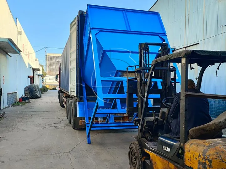 tyre powder making machine about to be shipped to India