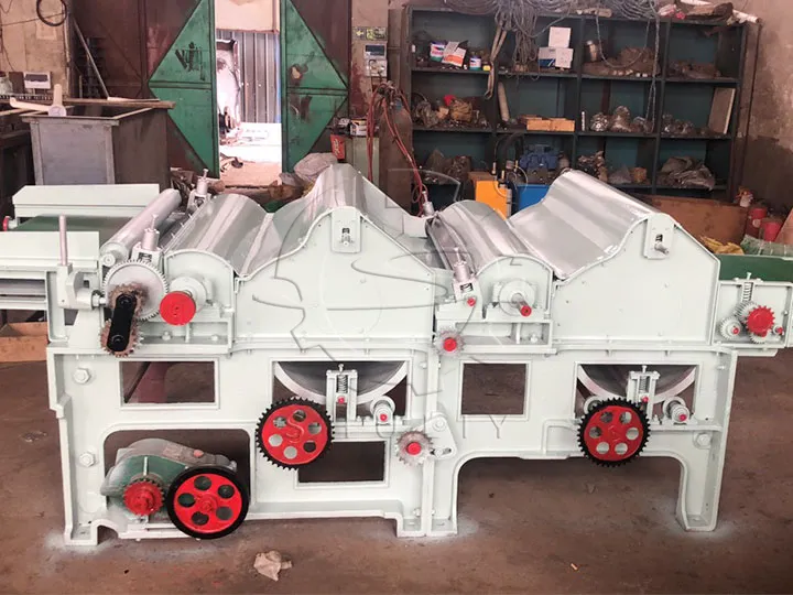 fiber carding machine