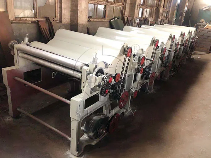 multi-rollers cotton opener machine