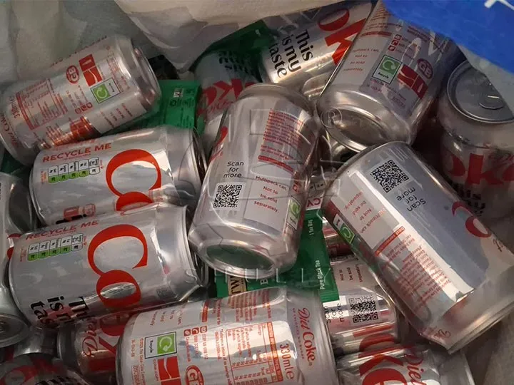 aluminium cans
