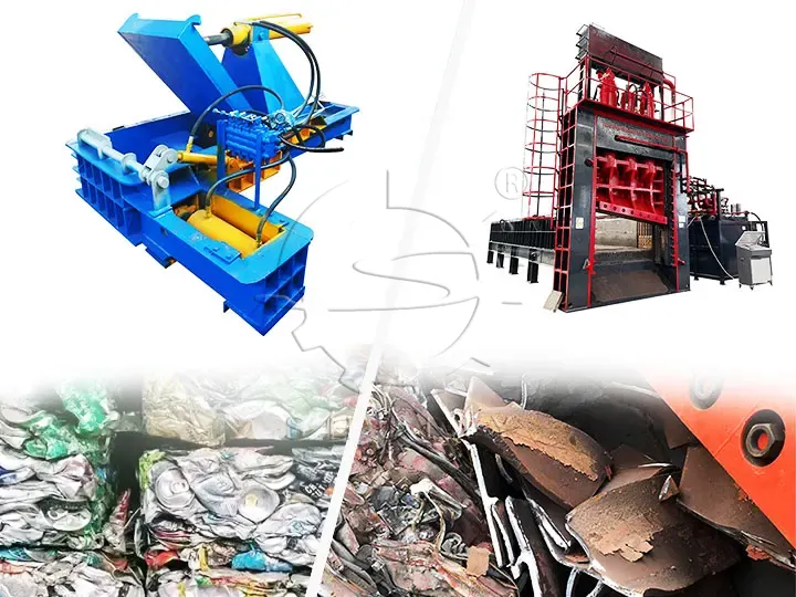 metal baler and gantry shear