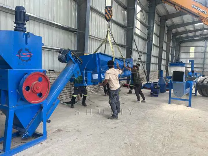 Bottle Recycling Plant Installation Site