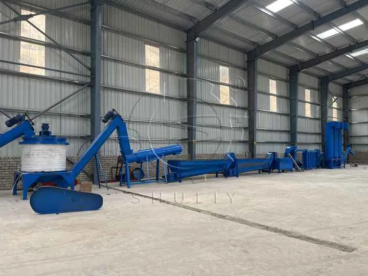 PET bottle washing plant machine