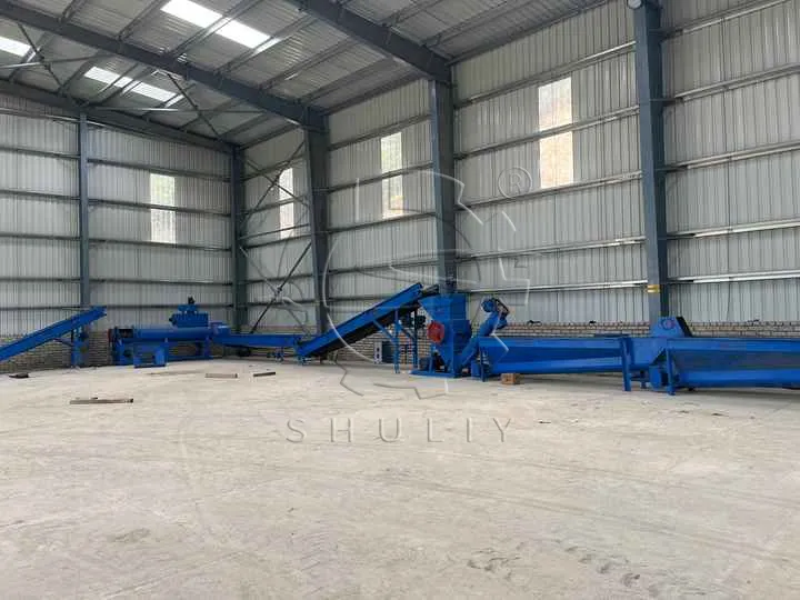 Máquina para fabricar escamas de PET