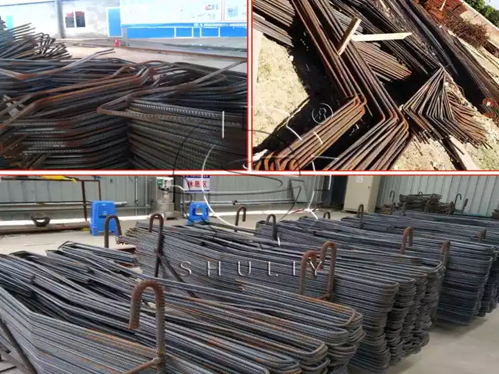 finished rebar production