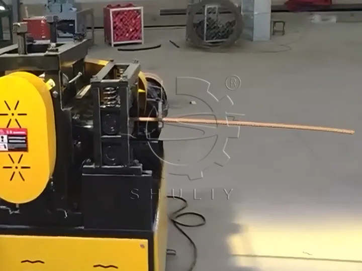 producto final de la máquina de enderezar barras de acero