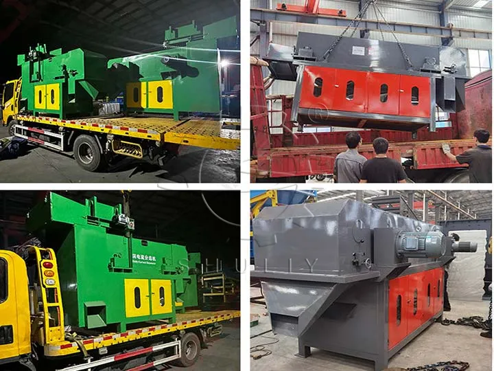 eddy current separator machine shipment