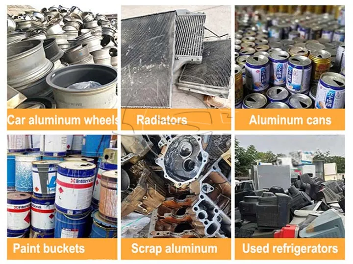 raw material of the metal crusher