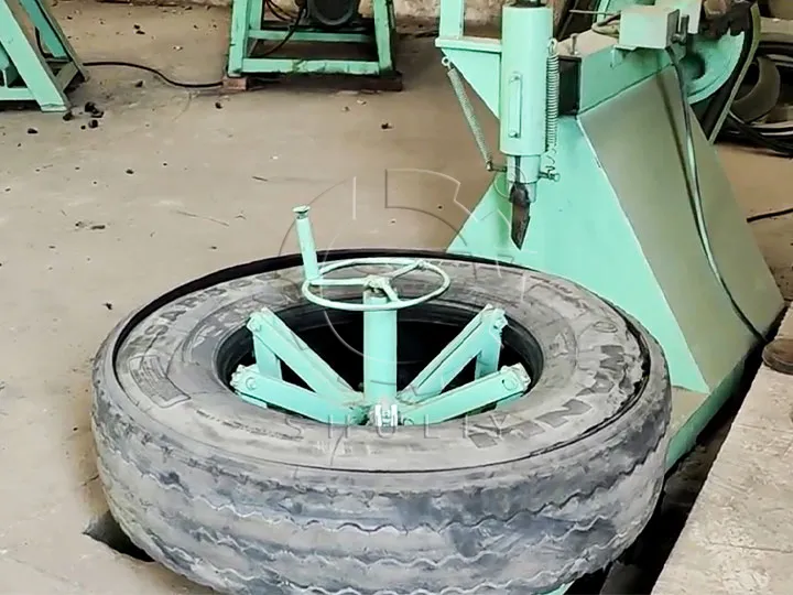 máquina de cortador de anel de pneu