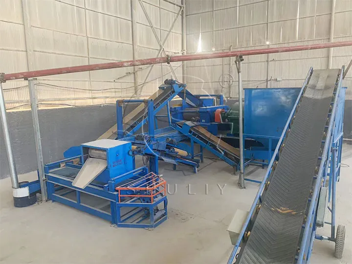 waste tire recycling plant