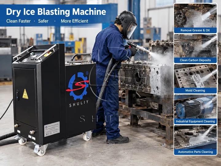 dry ice blasting machine application